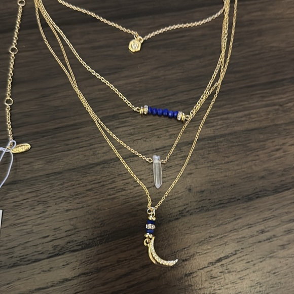 Ettika layered moon necklace NWT - Picture 2 of 4